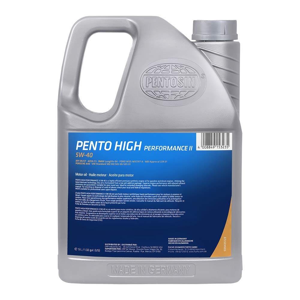 Mua 8042206 Pento High Performance II 5W-40 Full Synthetic Motor Oil ...