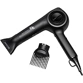 Bio Ionic 10X Ultralight Speed Hair Dryer, Blow Dryer with Adjustable Heat & Speed, Memory Function, Professional Hair Styling Tool for Fast, Frizz-Free Hairstyles