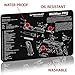 TekMat Walter PPQ Gun Cleaning Mat / 11 x 17 Thick, Durable, Waterproof/Handgun Cleaning Mat with Parts Diagram and Instructions/Armorers Bench Mat/Black and Grey