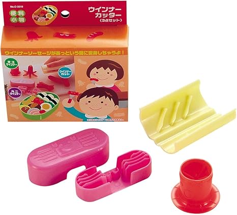 Amazon Com Pearl Life Weiner Sausage Cutter 3pcs Crab Octopus Slant Line For Bento C 3519 Cookware Kitchen Dining