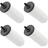British Berkefeld Doulton Ultra Fluoride Ceramic Drinking Water Filter Cartridge W9120133 for All Gravity Water Filter Systems, Pack of 4