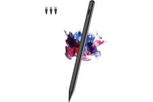 Stylus Pen for Android, CMARS POM Tip Magnetic Phone Pencil, Fine Point Stylus Pens for Touch Screens, Tablet Pen Suit with Samsung/Huawei/Vivo and Other Android Smartphone and Tablet Devices (Black)
