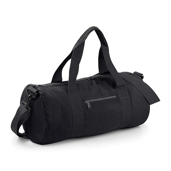 Bagbase Plain Varsity Barrel/Duffel Bag (20 Liters) (One