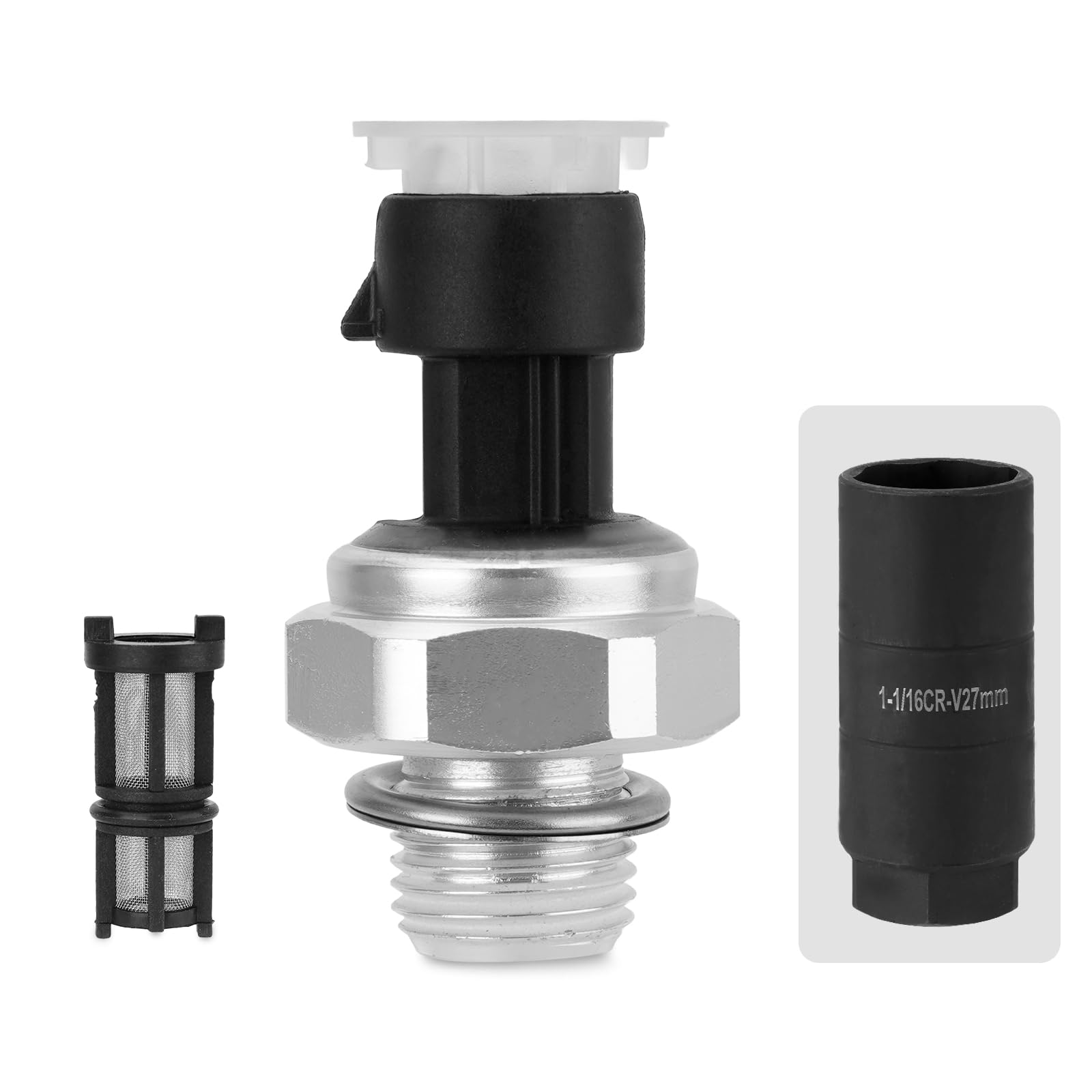 Photo 1 of 12677836 Oil Pressure Sensor Compatible with Chevy Silverado Tahoe Suburban Corvette Trailblazer Avalanche Express GMC Sierra Envoy Yukon Cadillac Escalade Replace#12573107 12616646 926-040 D1846A