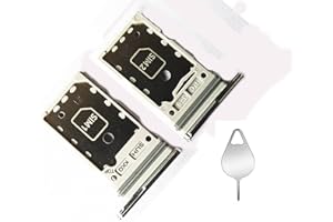 yuzhiyong Galaxy S22 / S22+ Plus SIM Card Tray Replacement for Samsung Galaxy S22 / S22 Plus SIM Holder Slot+Eject Pin (Phantom White)