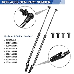 AiYiGu Rear Hatch Shocks Struts Lift Gate Supports