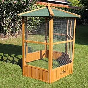 Pets Imperial® Voliera Esagonale in Legno - immagine 8