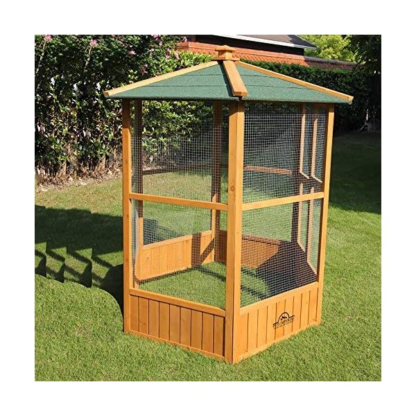 Pets Imperial® Voliera Esagonale in Legno