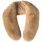 Women's Faux Fur Collar shawl Scarf for Winter Neck Warmer Scarf Wrap Like Real Fur Collar Extra Large