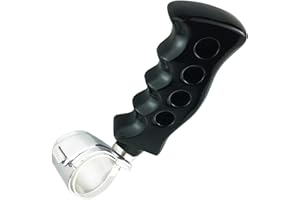 Abfer Handle Style Suicide Knob for Steering Wheel Car Driving Turning Spinner Grip Booster Helper Fit Most Vehicles Truck Bo