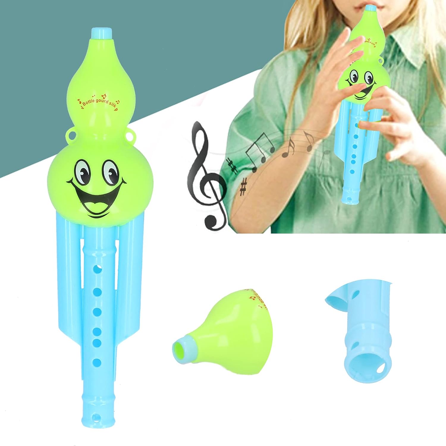 Kid Flute Musical Instrument, Plastic Flute Music Toys Children Cartoon