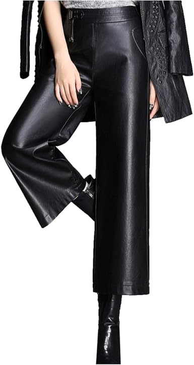 Pantalones De Cuero Anchos Flash Sales, UP TO 58% OFF | www.apmusicales.com