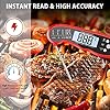 NIXIUKOL-Meat-Thermometer-Digital-Cooking-Thermometer-with-Instant-Read-2-Probe-Large-LCD-Screen-Temperature-Alarm-Magnet-Food-Thermometer-Perfect-for-Kitchen-Milk-BBQ-Grill-Oven-red NIXIUKOL Meat Thermometer Digital Cooking Thermometer with Instant Read, 2 Probe, Large LCD Screen, Temperature Alarm…