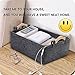 KWLET Small Baskets Small Storage Baskets Bin Narrow Storage Basket for Towels Dog Cat Toys Clothes Blankets Office Supplies Dippers Baby Toys Storage Basket Light Gray