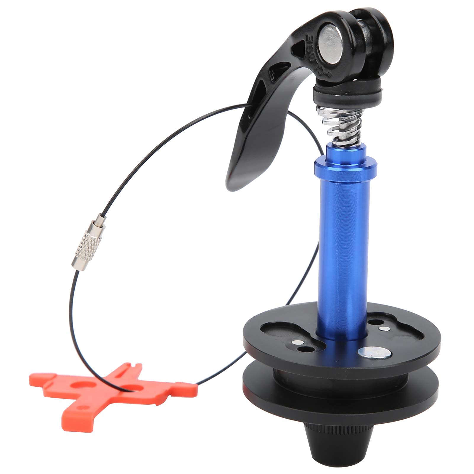 Bike Chain Tensioner, Dummy Hub for Bicycle Chain Keeper - Aluminium Alloy H-Groove Magnetic Tool, Compact Portable Cycling Maintenance Accessory