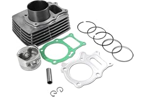 PANGOLIN 68.5mm Cylinder Piston Gasket Top End Rebuild Kit for Honda Recon 250 Sportrax 250 TRX 250 TRX250X 1997-2019 Aftermarket Parts