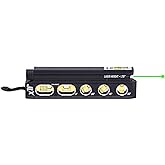 Johnson Level &amp; Tool 5700-0800LZR 8" Magnetic Billet Torpedo Laser Level with GreenBrite Technology (Class II, <1mW)