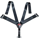 5-Point Chest Harness Clip, Universal Harness Buckle Replacement, Adjustable Safety Fastener for Stroller