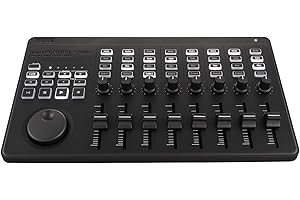 Korg nanoKONTROL Studio Bluetooth/USB MIDI Control Surface with 8 Faders and Backlit Switches