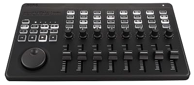 Korg Nanokontrol Studio Bluetooth/USB MIDI Control Surface with 8 Faders & Backlit Switches