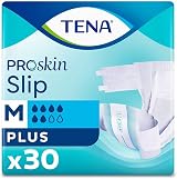 TENA ProSkin Incontinence Slip Plus Medium 30 Count White