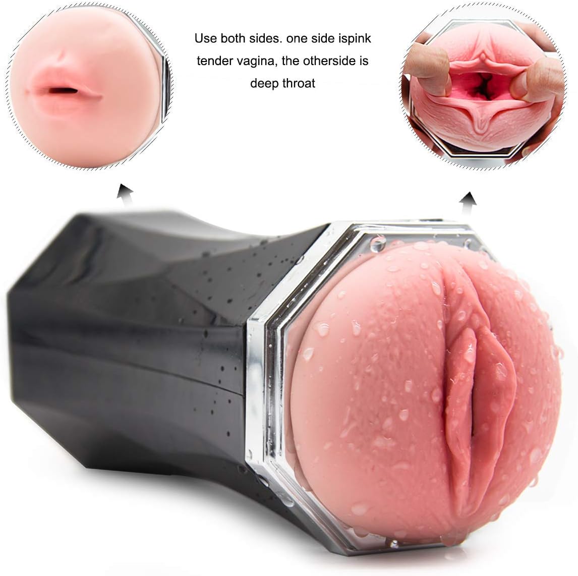 Male 2 in 1 Aúto Toys Aír-cräft Cup Pocket Puss-ey Automatical Piston Real Sucking Exerciser Gift