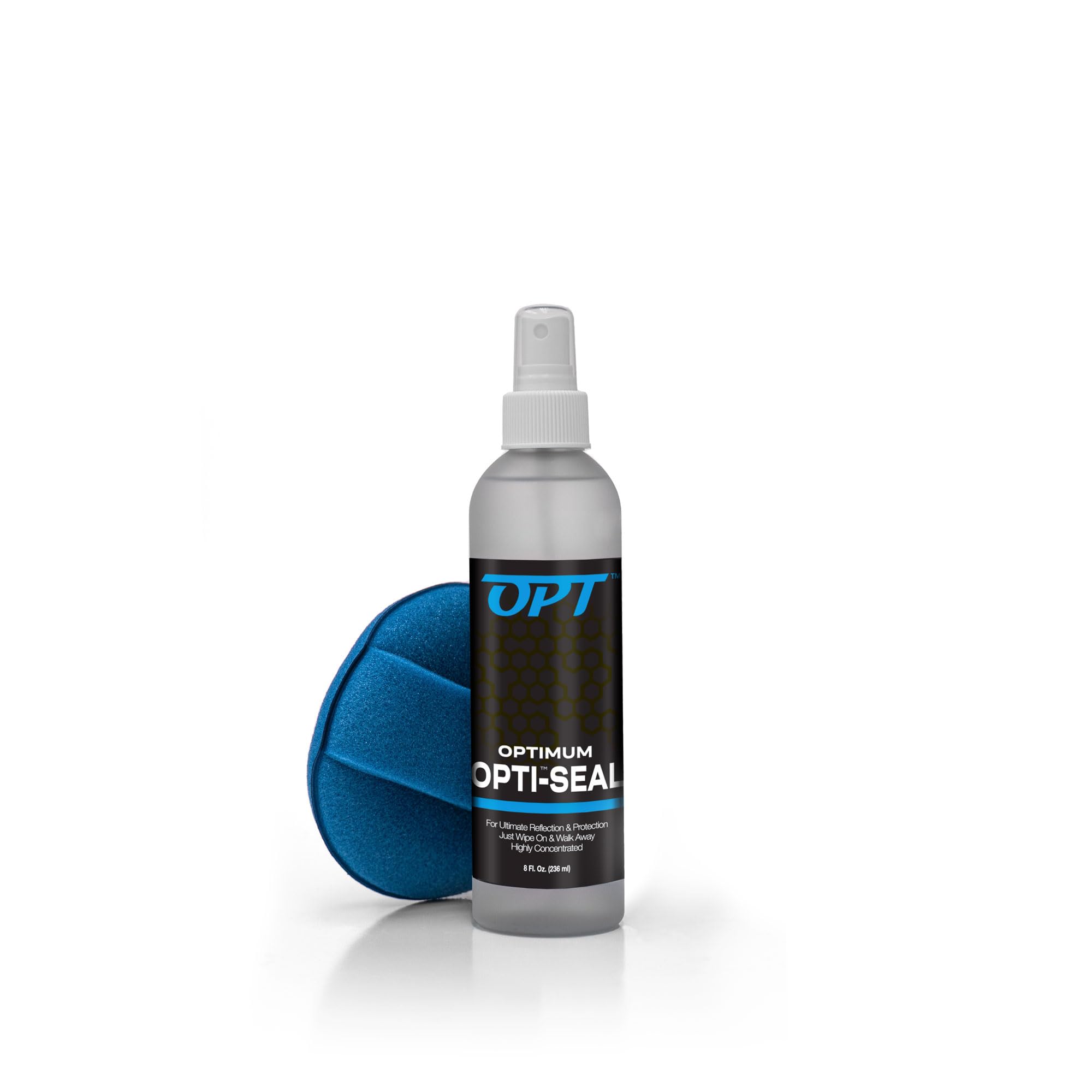 Photo 1 of Optimum Opti-Seal Polymer Paint Sealant Spray for Automotive Paint and Interior Car Detailing, Includes Detailing Applicator Pad (8 oz)