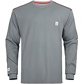 VANLENS FR Shirts for Men CAT2/HRC2 6.5oz Lightweight Fire Resistant Shirts for Men Long Sleeve Crewneck T-Shirt