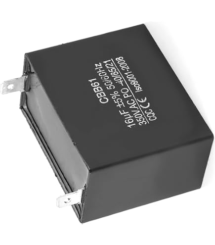 CBB61 250V Motor Run Capacitor For Fans – 1.5 To 45 UF, 2-Pin, Flush Mount 4 thumbnail image
