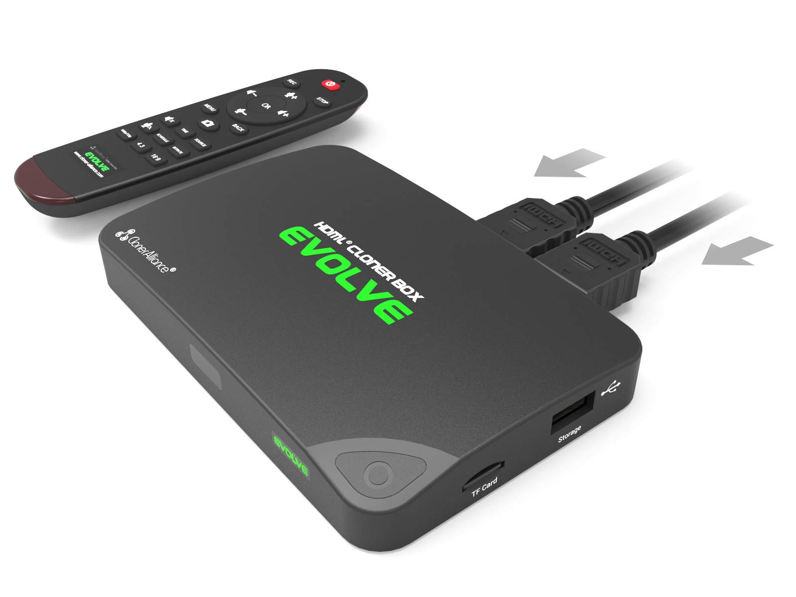 HDMLCloner Box Evolve, 2 HDMI inputs and 4K video input supported, Capture HDMI videos and