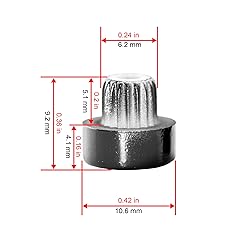 RTRHINOTUNING 50pcs Wheel Rim Lip Rivets Nuts of