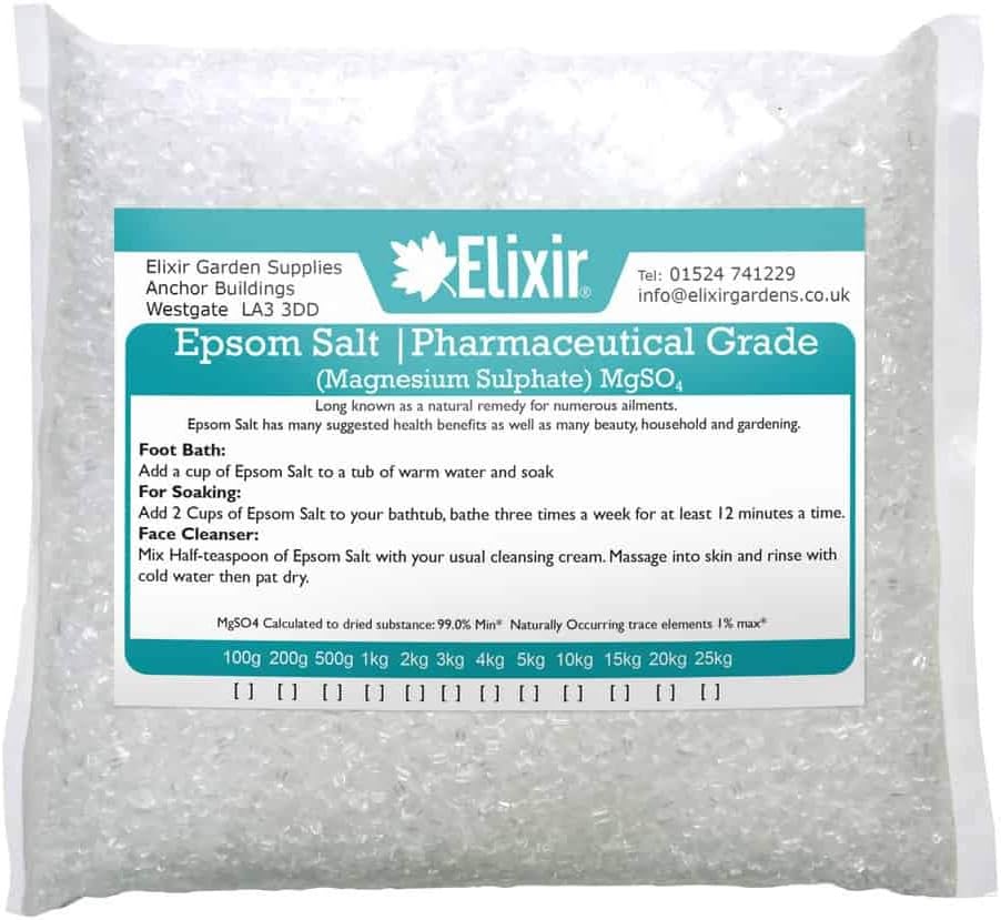 Epsom Salts 3 kg Medical / Food Grade - Magnesium Sulphate by Prosalt