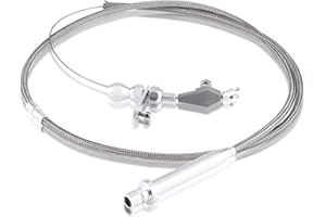 Stainless Steel Braided Transmission Stainless Kickdown Cable Assembly Detent Kickdown for TH350