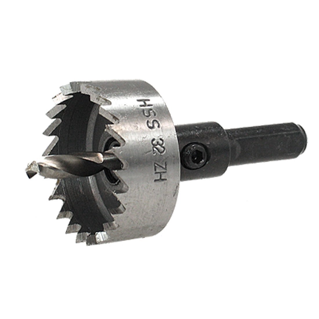 Sourcingmap Hex Wrench 32mm Steel HSS Hole Saw Drill Bit Cutter