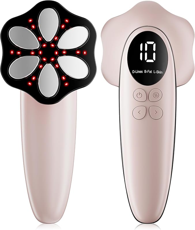 Cellulite Massagegerät Anti Lipödem Handmassagegerät, Nachgewiesene Wirksamkeit, mit 6 MassageköPfen, Geeignet für Bauch, Taille, Arme, Beine, Gesäß (Roségold) — Foto 1 von 8