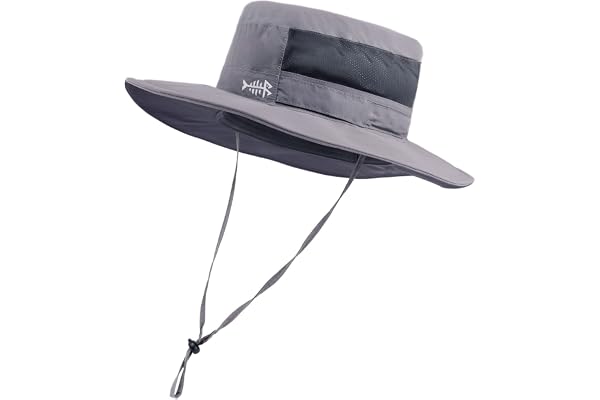 Bassdash UPF 50+ Sun Fishing Hat Water Resistant with Detachable Neck Flap Big Size