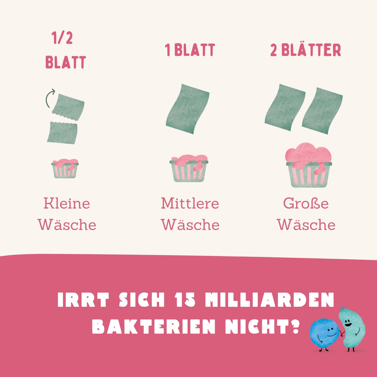YOKUU Probiotische Reisewaschmittel Blätter | 64 Ladungen | Sommerblumen | Ökologische Waschblätter Schwarze & Weiße Wäsche | Ultra-Konzentriert, Vordosiert & Wasserlöslich 6