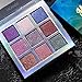 UCANBE Professional Eye shadow Palette Pigmented Matte Shimmer 9 Colors Eyeshadow Palette Blendable Waterproof Long Lasting Eye Shadow Makeup (Monroe Walk)