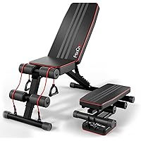 FitinOne Adjustable Weight Bench Workout Bench for Home Gym, 660 lbs Capacity Multi-Functional Folding Exercise Bench for Ful