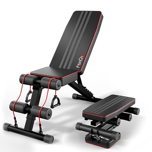 Bench Kuwait FitinOne Adjustable 800LBS Weight Workout Bench with Leg Extension and ...