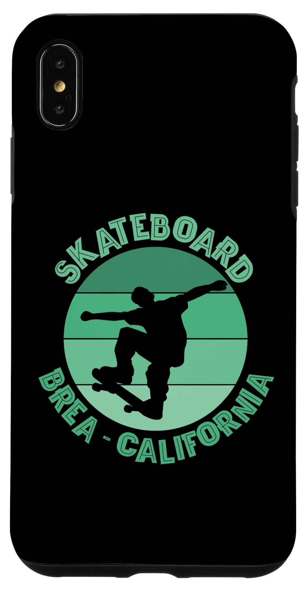 iPhone XS Max Brea California Skateboarder Urban Skateboarding Case
