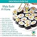 Chefoh All-In-One Sushi Making Kit | Sushi Bazooka, Sushi Mat & Bamboo Chopsticks Set | DIY Rice Roller Machine | Very Easy To Use | Food Grade Plastic Parts Only | Must-Have Kitchen Appliance