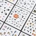 Halloween Nails Decals Stickers, 30 Sheets Multi-Color Mixed Styles Ghost Spiders Pumpkin Witches Nail Art Decals (Luminous Styles Included)