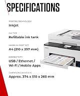 Canon Maxify GX2050 MegaTank All-in-One Wireless Printer view 6