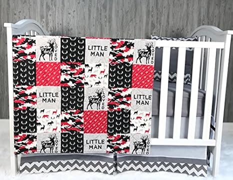 chevron cot bedding