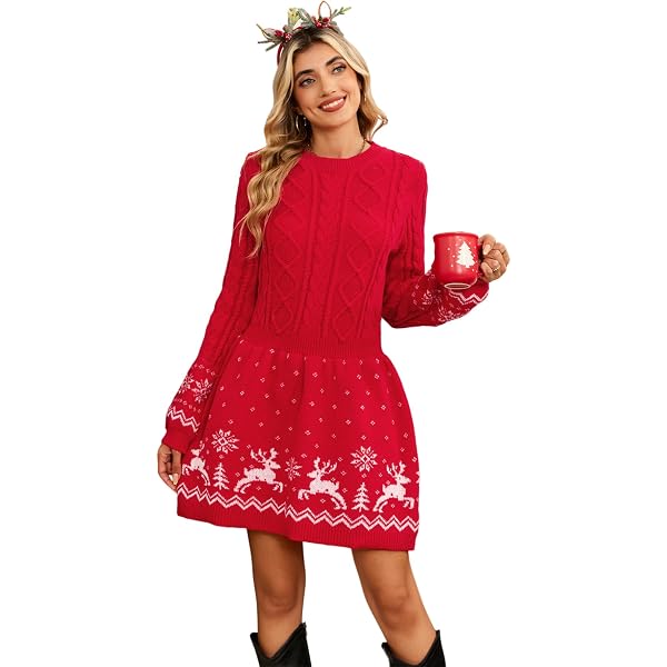 GORGLITTER Women's Ribbed Knit Sweater Dress - Backless V Neck Sleeveless Bodycon Midi Dress