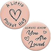 MIXJOY Little Pocket Hug Long Distance Gifts for Friends, Encouragement Cancer Survivor Recovery Gifts, Thinking of You Token