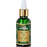 Herbishh Argan Oil Deep Condition Treatment for Hair Frizz Control & Damage Repair 30ml