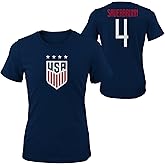 Outerstuff Unisex Kids' US Soccer Name and Number Short Sleeve Tee