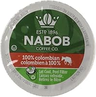 Kraft Nabob 100-Percent Colombian Coffee Pod, Compatible with Keurig K-Cup Brewers, 12-Count